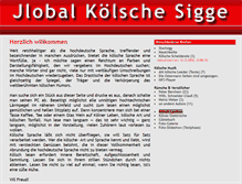 Tablet Screenshot of jlobal-koelsche-sigge.de